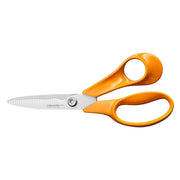 FORBICI UNIVERSALI MULTIUSO CON LAMA SEGHETTATA cm 18  - FISKARS