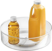 Organizzatore per Frigorifero Piattaforma Rotativa in Plastica - Transparente e Funzionale