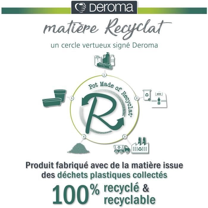 Giardiniera - DEROMA - Muret Save R - 75L - 79cm - Grigio scuro