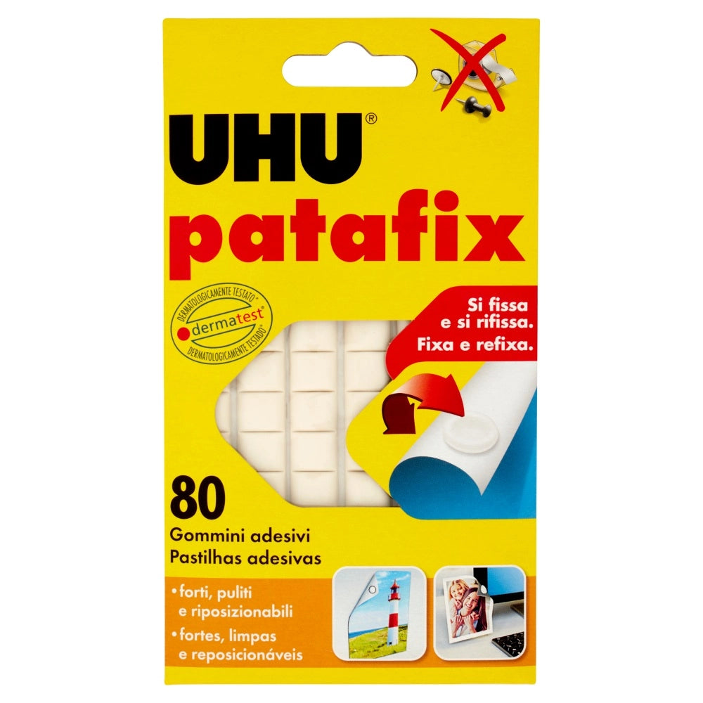 SET 80 GOMMINI ADESIVI PATAFIX
