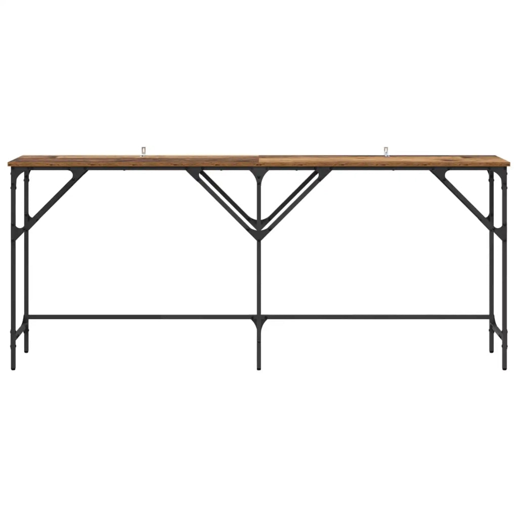 Tavolo consolle Legno vecchio 180 x 30 x 75 cm 882878