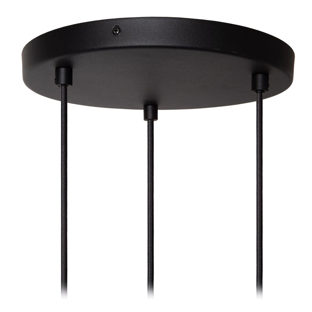 Lampada a sospensione MAYA crema tessuto 3xE27 Lucide