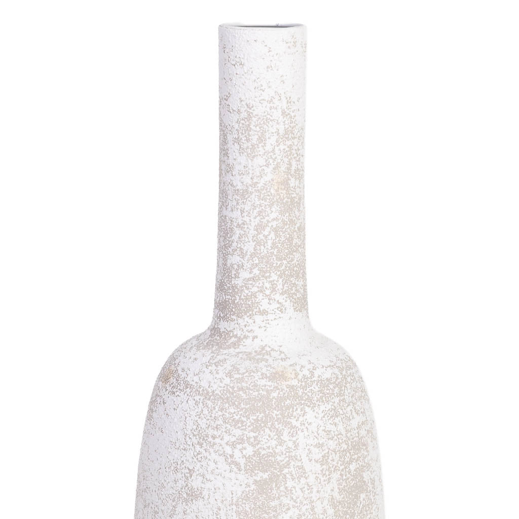 Vaso in metallo grigio 19x19x90h cm