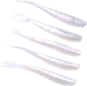 Lancio a pelo plus - Kunstaas zucchero per pesca al basso e trota - 50 pezzi - Bianco 70mm.
