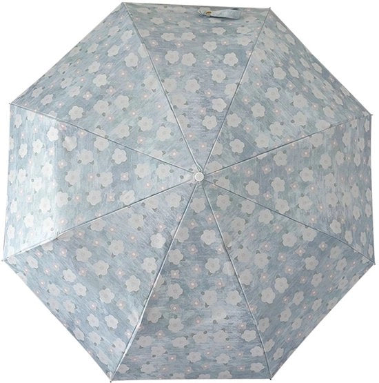 Parasole pieghevole-parasole storta-parasole per tempesta Parasole pieghevole-compacto parasole da viaggio - Apribile e ripiegabile automaticamente. Protezione contro vento, pioggia e raggi UV. Parasole con rivestimento UV nero.