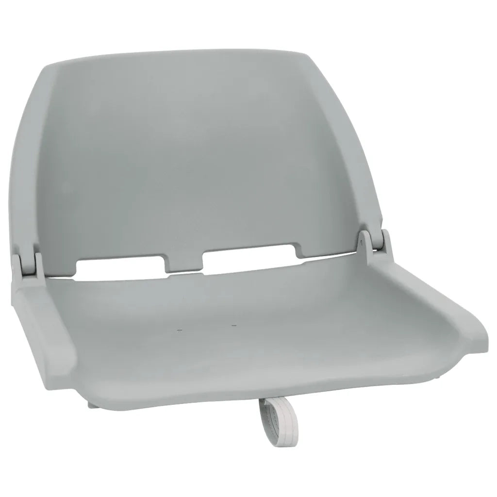 Set Sedile da Barca Pieghevole 2pz Grigio