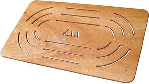 Pedana piatto doccia rettangolare antiscivolo legno marino okumè castel merlino
