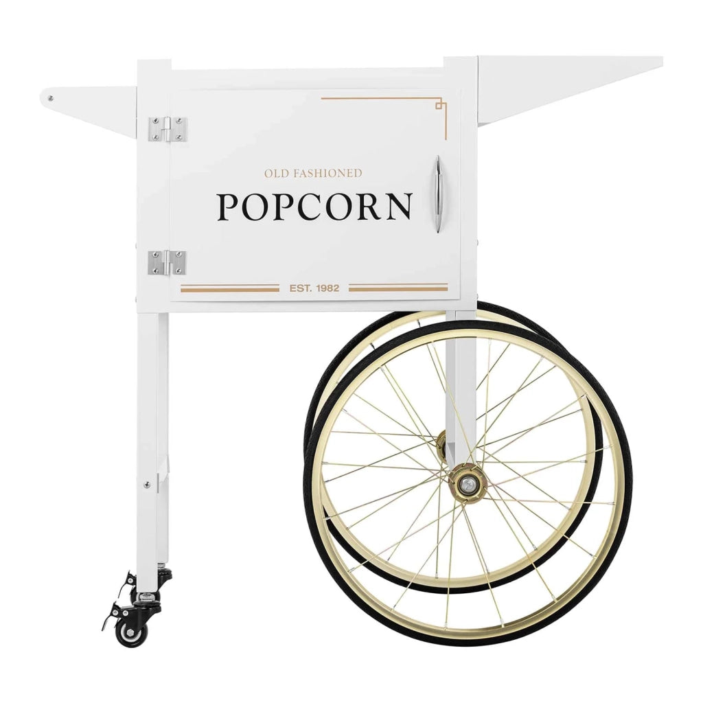 Carretto dei popcorn bianco e oro 14_0004913