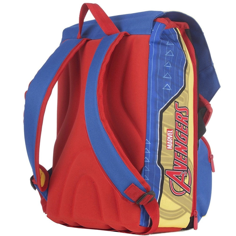 Trade Shop - Zaino Scuola Estensibile Avengers Cartella 28 X 40 X 13 (+9) Cm -