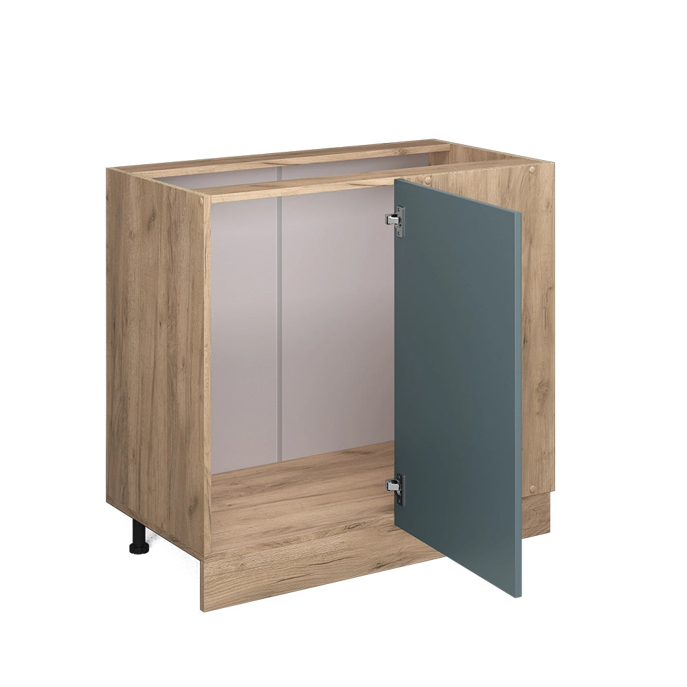 Vicco Mobile ad angolo cucina Grigio-blu 86 cm PL Marmo