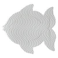 TAPPETO ANTISCIVOLO 'FISH' 8 pz  - Blister Koncreto