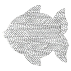 TAPPETO ANTISCIVOLO 'FISH' 8 pz  - Blister Koncreto