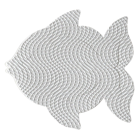 TAPPETO ANTISCIVOLO 'FISH' 8 pz  - Blister Koncreto