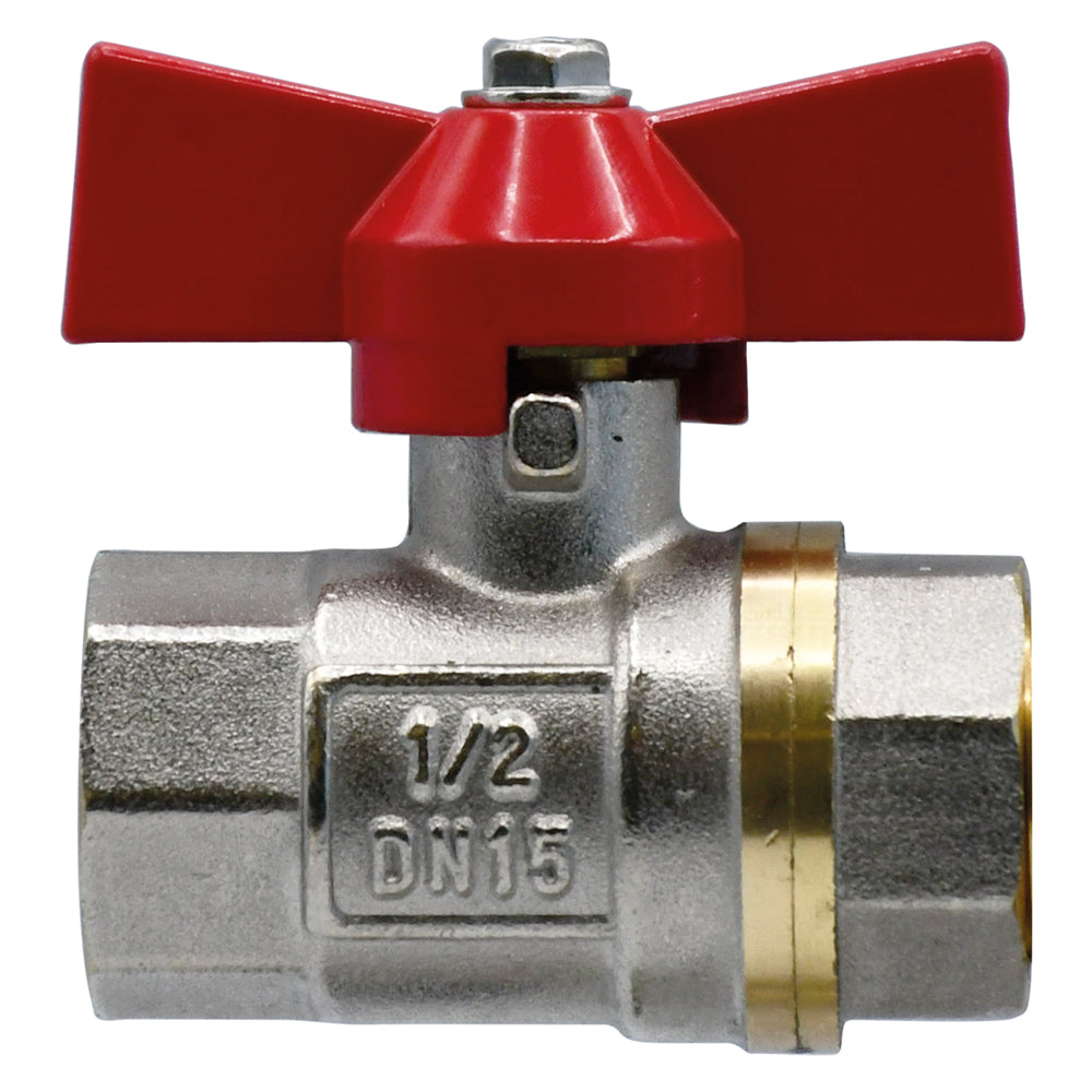 VALVOLA A SFERA FF FF 1/2 - pz. 1  - Blister Koncreto