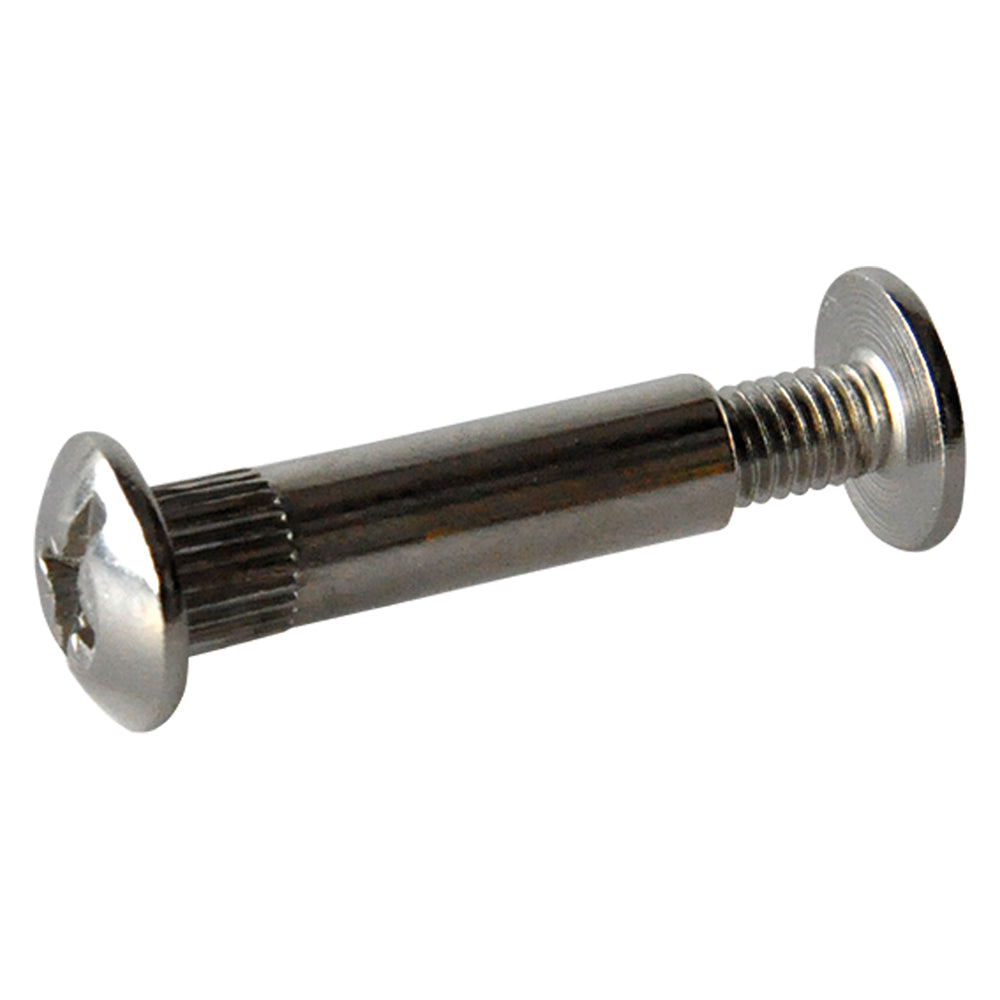 GIUNZIONE PER MOBILI mm 31 - pz 4 nichelata  - Blister Koncreto