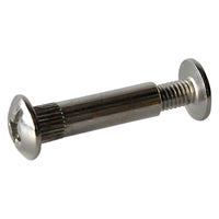 GIUNZIONE PER MOBILI mm 31 - pz 4 nichelata  - Blister Koncreto