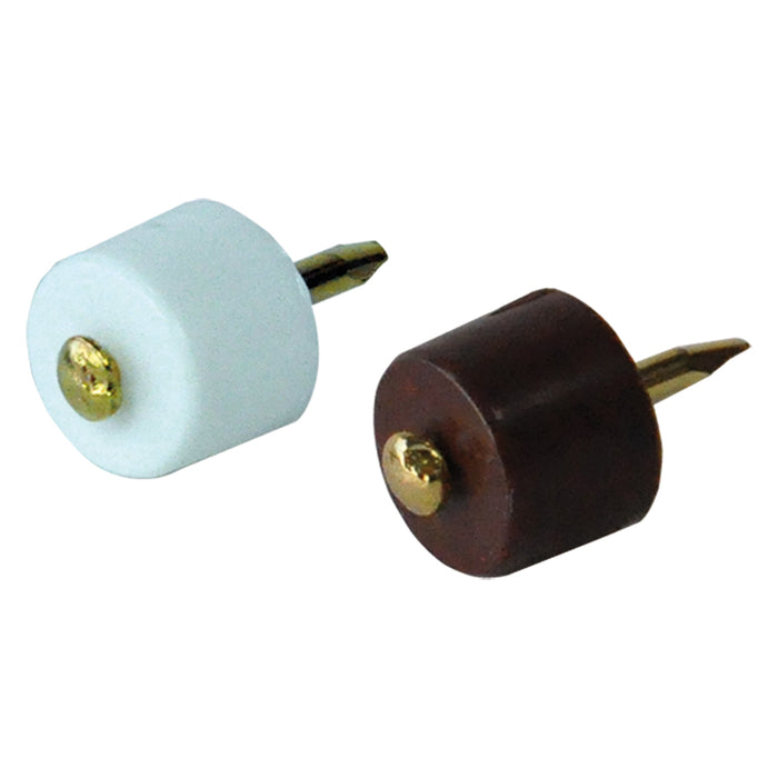 MENSOLINA REGGIPIANO A CHIODO pz 20 - bianco  - Blister Koncreto