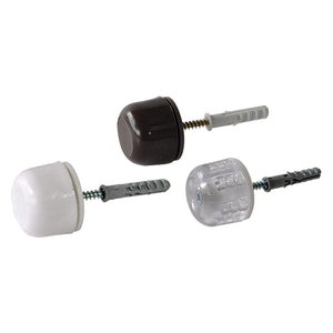 PARACOLPI BOERO pz 2 c/tassello -  col. trasparente  - Blister Koncreto