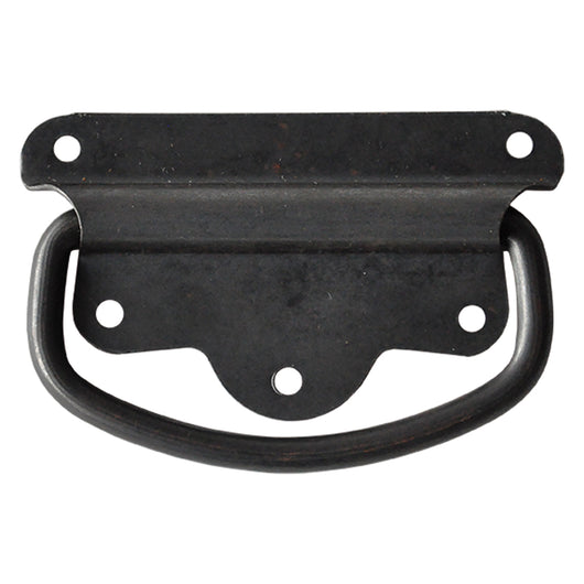 MANIGLIA AMERICANA PER BAULI mm   90 nera - pz 1  - Blister Koncreto