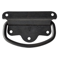 MANIGLIA AMERICANA PER BAULI mm  110 nera - pz 1  - Blister Koncreto