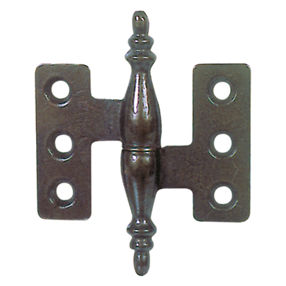 CERNIERA BAROCCO mm.40x40 - pz.2 SX ott.lucido  - Blister Koncreto