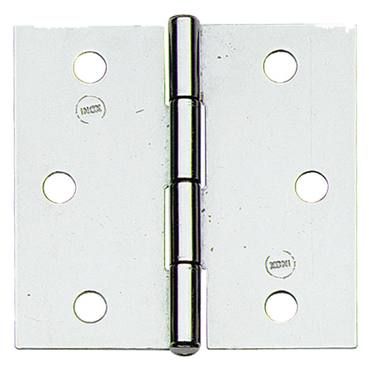 CERNIERA IN ACCIAIO INOX ART.121IN mm. 50 x 50 - pz. 2  - Blister Koncreto