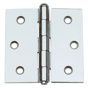 CERNIERA IN ACCIAIO INOX ART.124IN mm. 76 x 76 - pz. 2  - Blister Koncreto