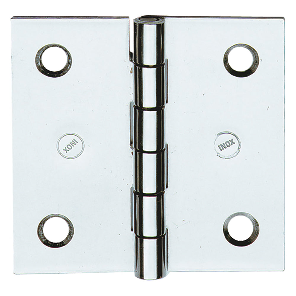 CERNIERA IN ACCIAIO INOX ART.850IN mm. 40 x 30 - pz. 2  - Blister Koncreto