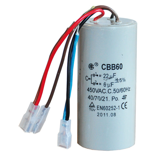 CONDENSATORE per TT 200 - 22 mF + 6 mF  - TIRATUTTO