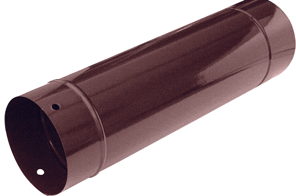 Ala TUBO PER STUFA  Ø cm. 18x100 Col.Marrone