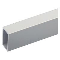 PROFILO PER FAI DA TE TUBO RETTANGOLARE mm 30 x 15 x 1 - mt 2 col.argento- 8 pezzi  - UNIKO