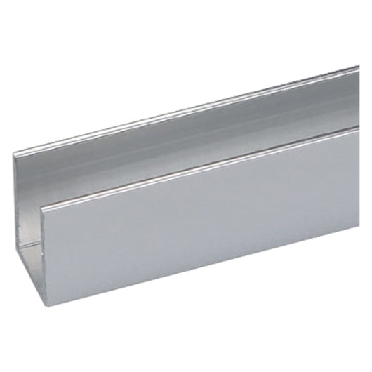 PROFILO PER FAI DA TE TIPO 'U' mm 10 x 10 x 1 - mt 1 argento bril.- 10 pezzi  - UNIKO