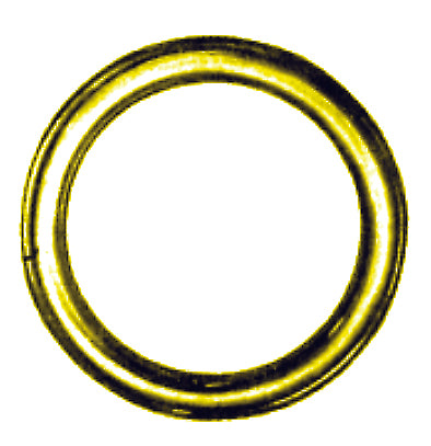 ANELLO TUBOLARE PER TENDE OTTONE LUCIDO  mm. 19x25 2.00 centinaia