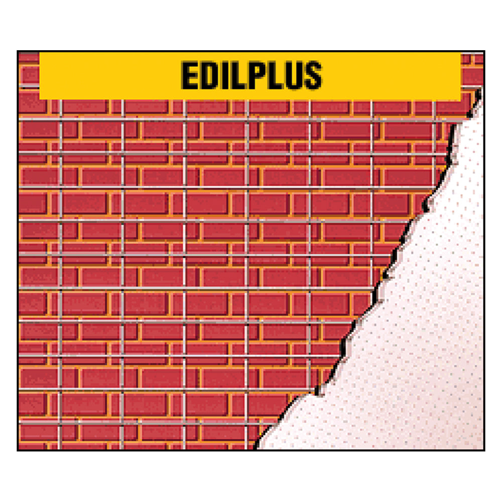 RETE PORTAINTONACO 'CAMERA-CANNE' mt 1 x 25 - F 0,80 - 13 x 13  - FRIGERIO