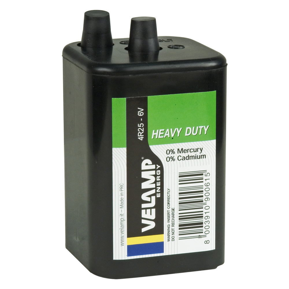 BATTERIA 4R25 - 6 V- 6 pezzi  - VELAMP