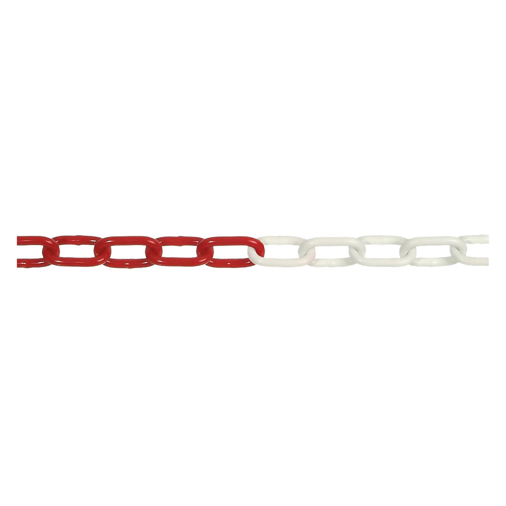 CATENA SEGNALETICA ACCIAIO BICOLORE bobina mt 30 bianco/rosso  - UNIKO
