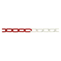 CATENA SEGNALETICA ACCIAIO BICOLORE bobina mt 30 bianco/rosso  - UNIKO