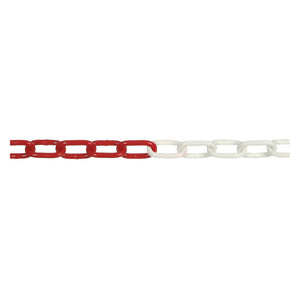 CATENA SEGNALETICA ACCIAIO BICOLORE bobina mt 30 bianco/rosso  - UNIKO