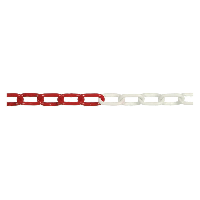 CATENA SEGNALETICA ACCIAIO BICOLORE bobina mt 30 bianco/rosso  - UNIKO