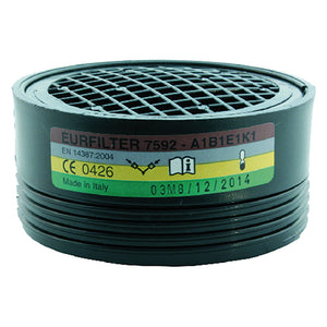 FILTRO PER MASCHERA A1 - B1 - E1 - K1- 8 pezzi  - MILLA