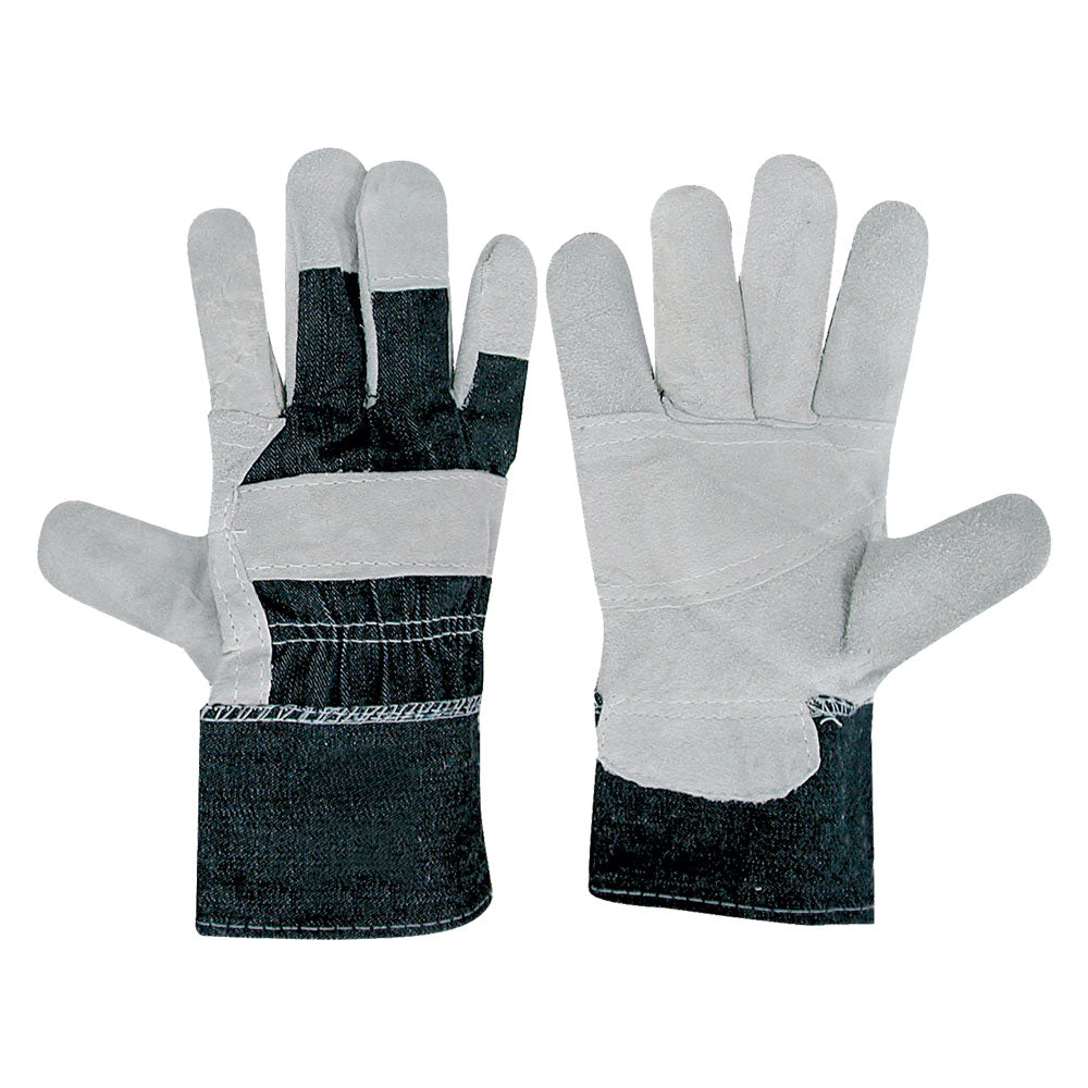 GUANTI PALMO CROSTA DORSO JEANS Tg. 10- 10 coppia