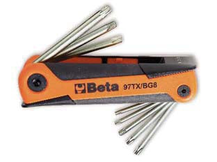 CHIAVI MASCHIO TORX CROMATE ART.97TX/BG8 -  BETA