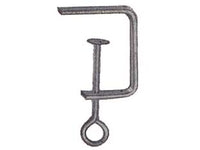 MORSETTI TRAFORO- - mm.50 in ferro lucido - 6 pezzi