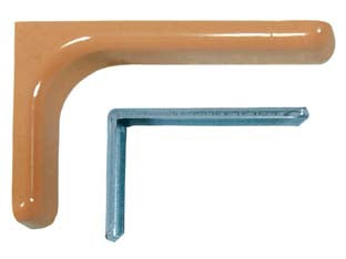 REGGIMENSOLE PER ARREDAMENTO NOCCIOLA- - mm.180, spessore mm.14 - 2 pezzi