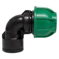 GOMITO A 90  ° CON DERIVAZIONE FEMMINA  EE ? 25 x 3/4 - PN 10- 10 pezzi  - IRRITEC