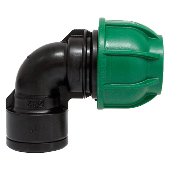 GOMITO A 90  ° CON DERIVAZIONE FEMMINA  EE ? 25 x 3/4 - PN 10- 10 pezzi  - IRRITEC