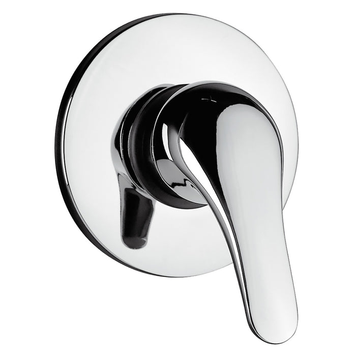 MONOCOMANDO INCASSO DOCCIA 'URANO' cromato  - FLUXY