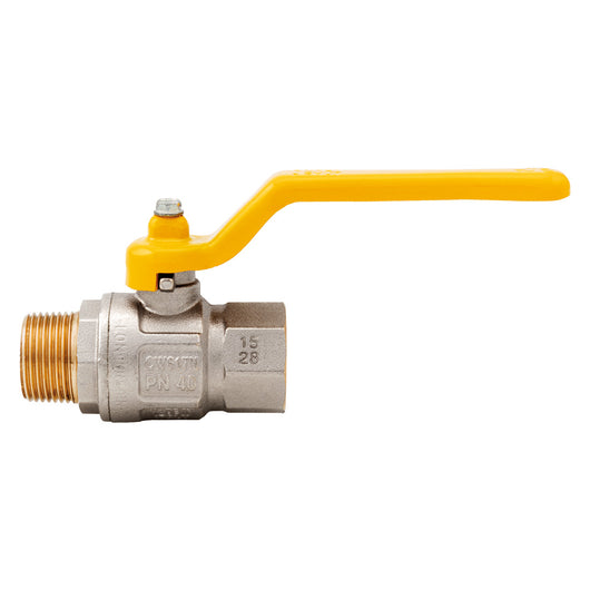 VALVOLA A SFERA PER GAS CON LEVA 1/2 MF- 2 pezzi  - ITAP