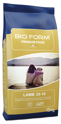 Bio Form CROCCHETTE PER CANI ADULTI ?DOG ADULT LAMB  Proteine/Grassi 25-10% - sacco kg. 15