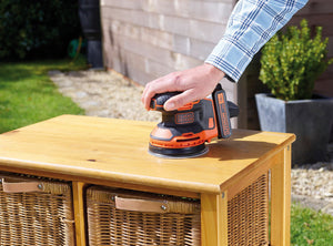 Black+Decker LEVIGATRICE ROTORBITALE A BATTERIA BDCROS18-QW 18V 1 batteria 1,5 Ah